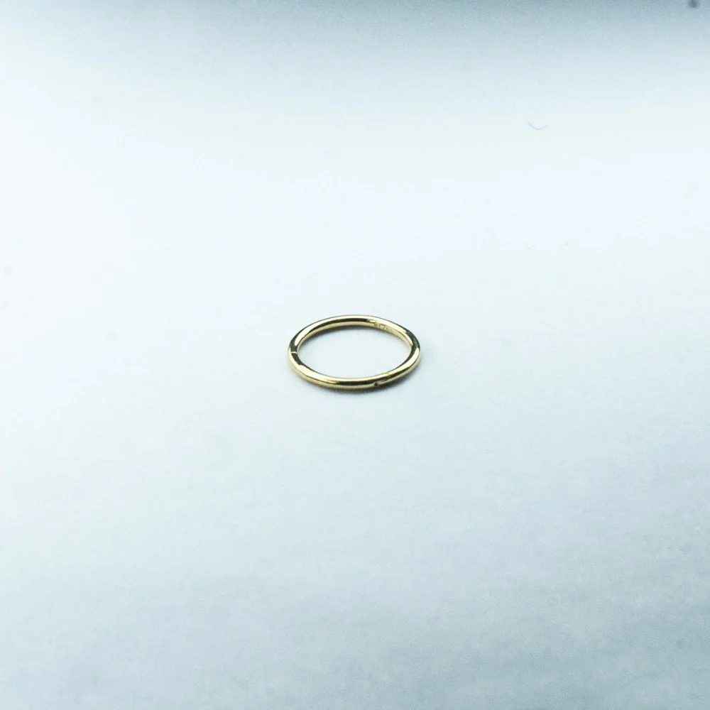 SOULFLOWER | Argolla 18k Oro Solido (750 Echt Gold) | Argolla Sin Fin