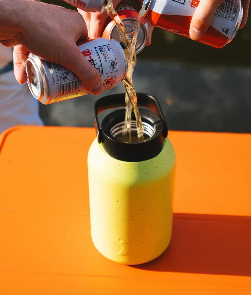 Chilly's SERIES 2 Stalowa Butelka Termiczna 4 l / Zielona