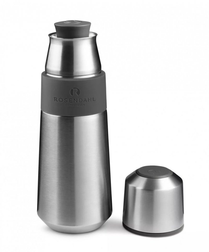 Rosendahl GRAND CRU Stalowy Termos Podróżny 650 ml Ciemnoszary