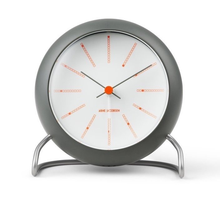 Rosendahl ARNE JACOBSEN Zegarek Stołowy - Budzik Ciemnoszary