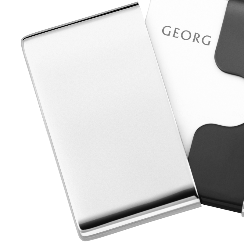 Georg Jensen TO GO Wizytownik Stalowy / Srebrny