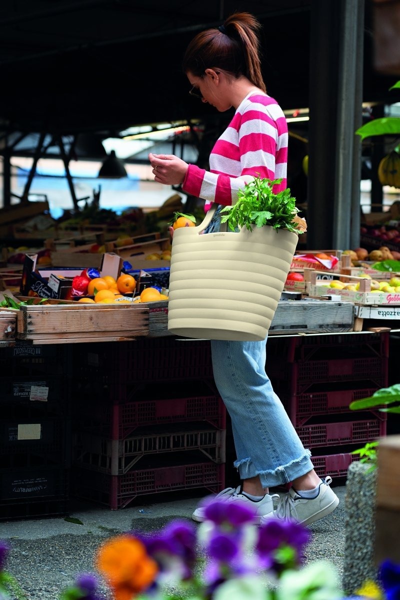 Guzzini ON THE GO Uniwersalna Torba z Tworzywa z Recyklingu / Beżowa