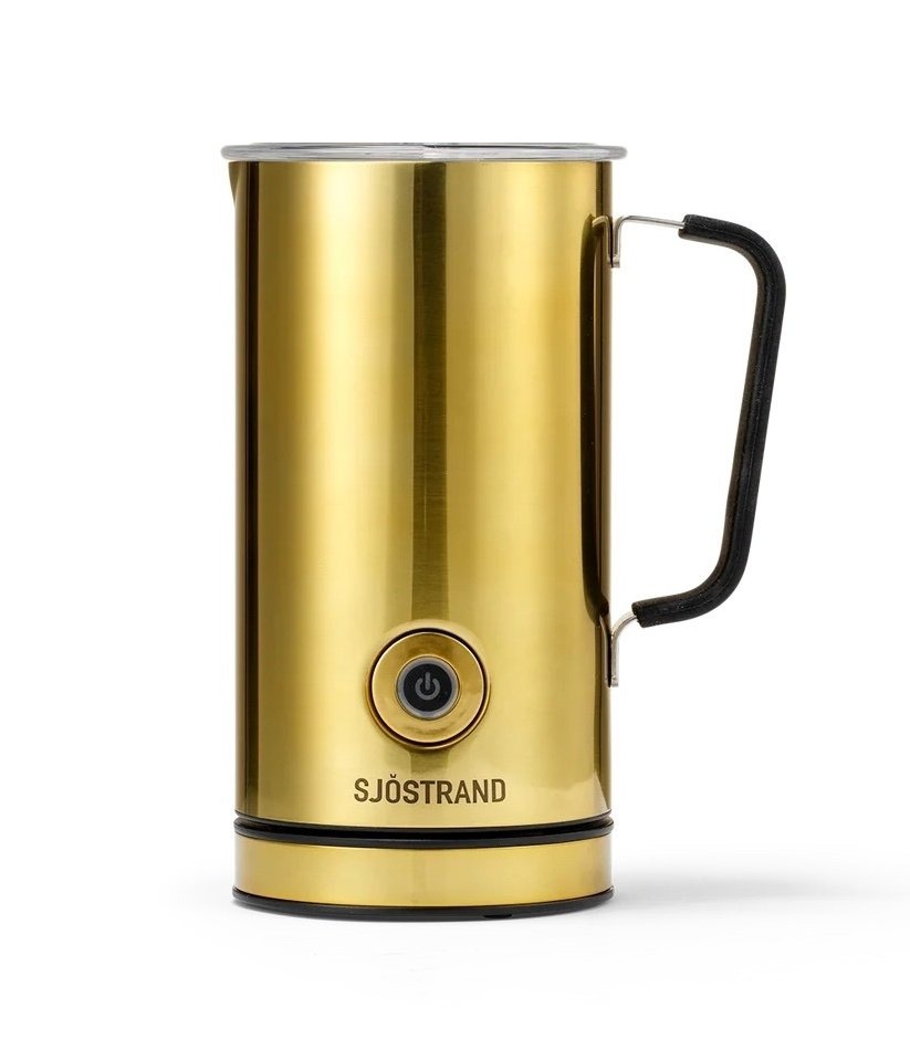 Sjöstrand MILK Elektryczny Spieniacz do Mleka / Złoty