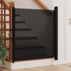 Black Retractable Pet Gate – Adjustable Size 40.4