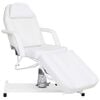 White Massage Table, Multi-Level Adjustable Height, 70.9