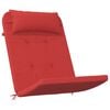 Red Oxford Fabric Adirondack Chair Cushions – 2-Piece Set