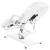 White Massage Table, Multi-Level Adjustable Height, 70.9