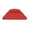 Red Oxford Fabric Adirondack Chair Cushions – 2-Piece Set