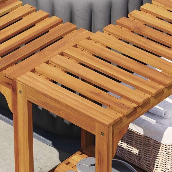 Brown Outdoor Hot Tub Enclosure – Square Design, 98.4