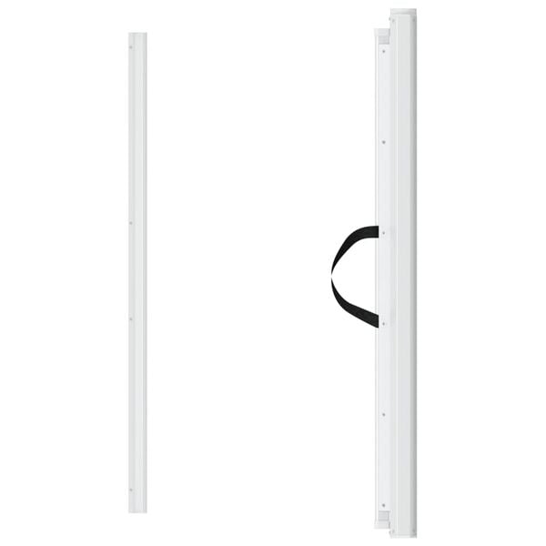 White Retractable Pet Gate – Adjustable Size 40.4