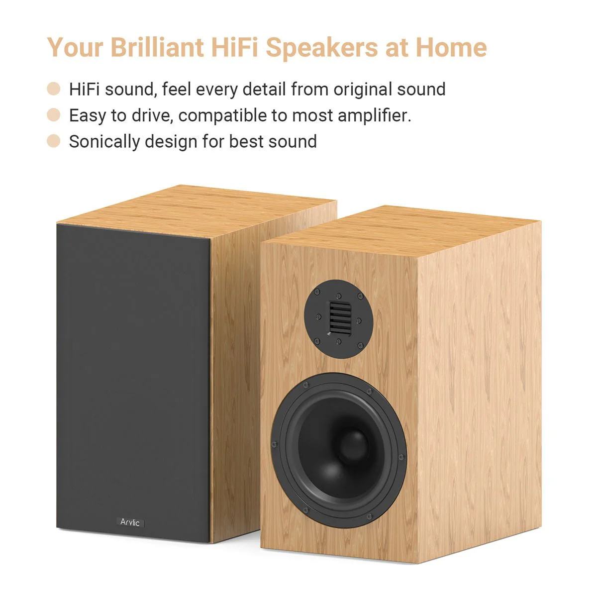 BK501/651 2 Way Bookshelf Speakers