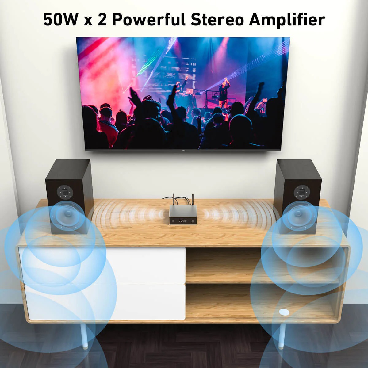 A50+ 50W x 2 Streaming Amplifier