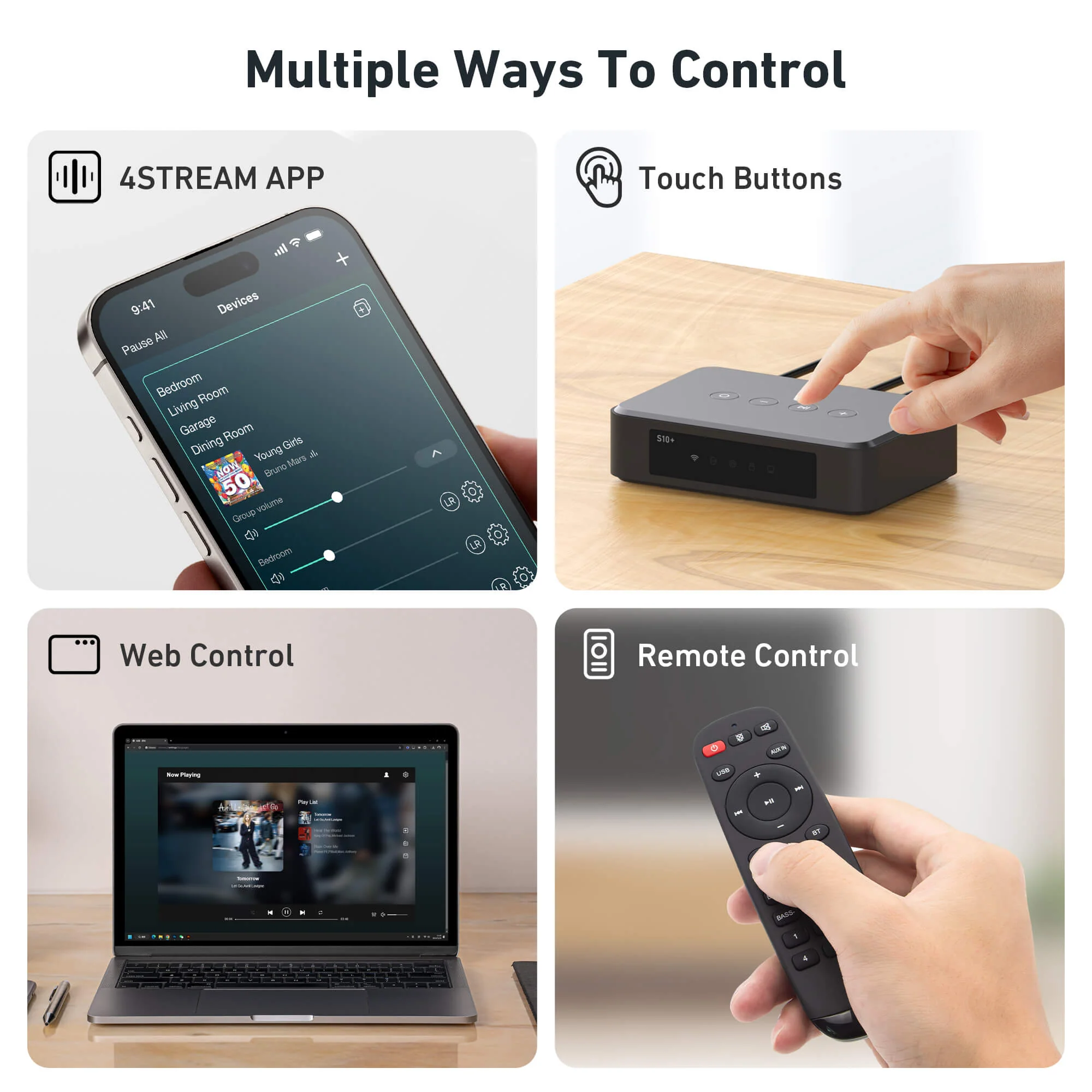 S10+ WiFi Music Streamer
