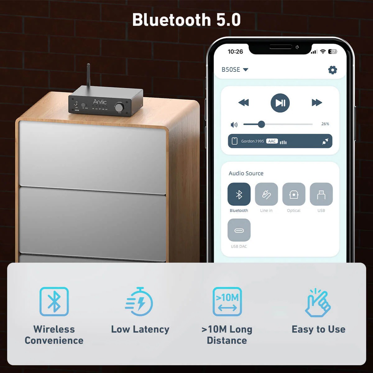 B50 SE Bluetooth Stereo Amplifier