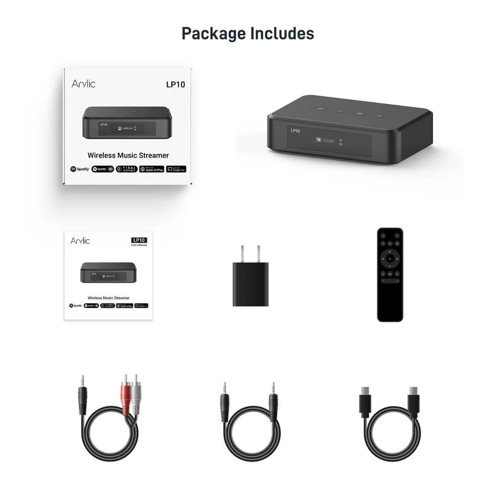 LP10 AirPlay 2 and Google Cast Music Streamer