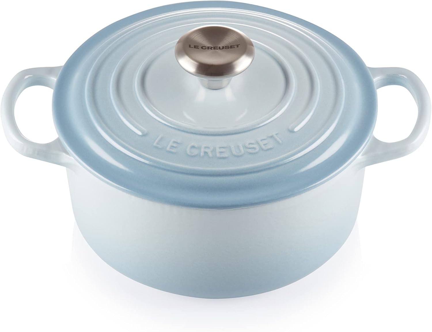 Le Creuset Signature żeliwne naczynie do pieczenia z pokrywką, Ø 26 cm, okrągłe, nadaje się do wszystkich rodzajów kuchenek i kuchenek indukcyjnych, pojemność: 5,3 l, 5,135 kg, kolor czerwony