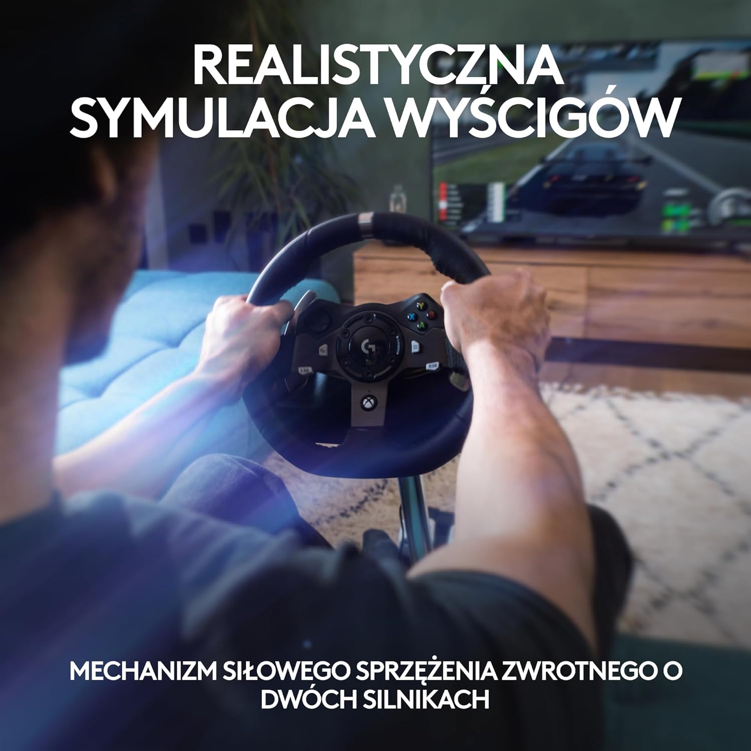 Logitech G29 Driving Force Racing Wheel For Playstation®4, Playstation®3 And Pc, Kierownica Wyścigowa Do Konsoli Playstation I Komputera, Playstation®5/Playstation®4/Playstation®3/Pc - Czarny ,941-000112
