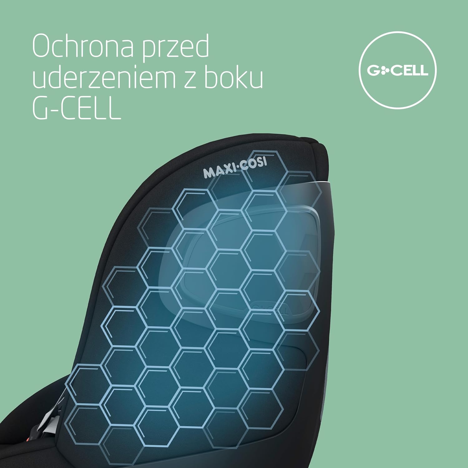 Maxi-Cosi Pearl 360 dla niemowlaka i-Size, Fotelik samochodowy obrotowy 360, od 3 miesięcy do 4 lat (61–105 cm), Obracanie jedną ręką, ClimaFlow, Uprząż z systemem Easy-In, G-CELL, Authentic Graphite