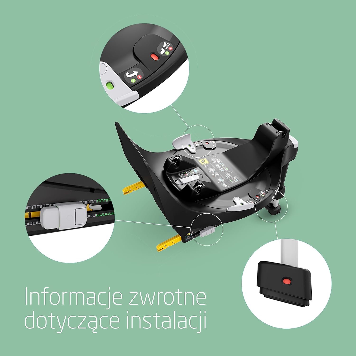 Maxi-Cosi Pearl 360 dla niemowlaka i-Size, Fotelik samochodowy obrotowy 360, od 3 miesięcy do 4 lat (61–105 cm), Obracanie jedną ręką, ClimaFlow, Uprząż z systemem Easy-In, G-CELL, Authentic Graphite