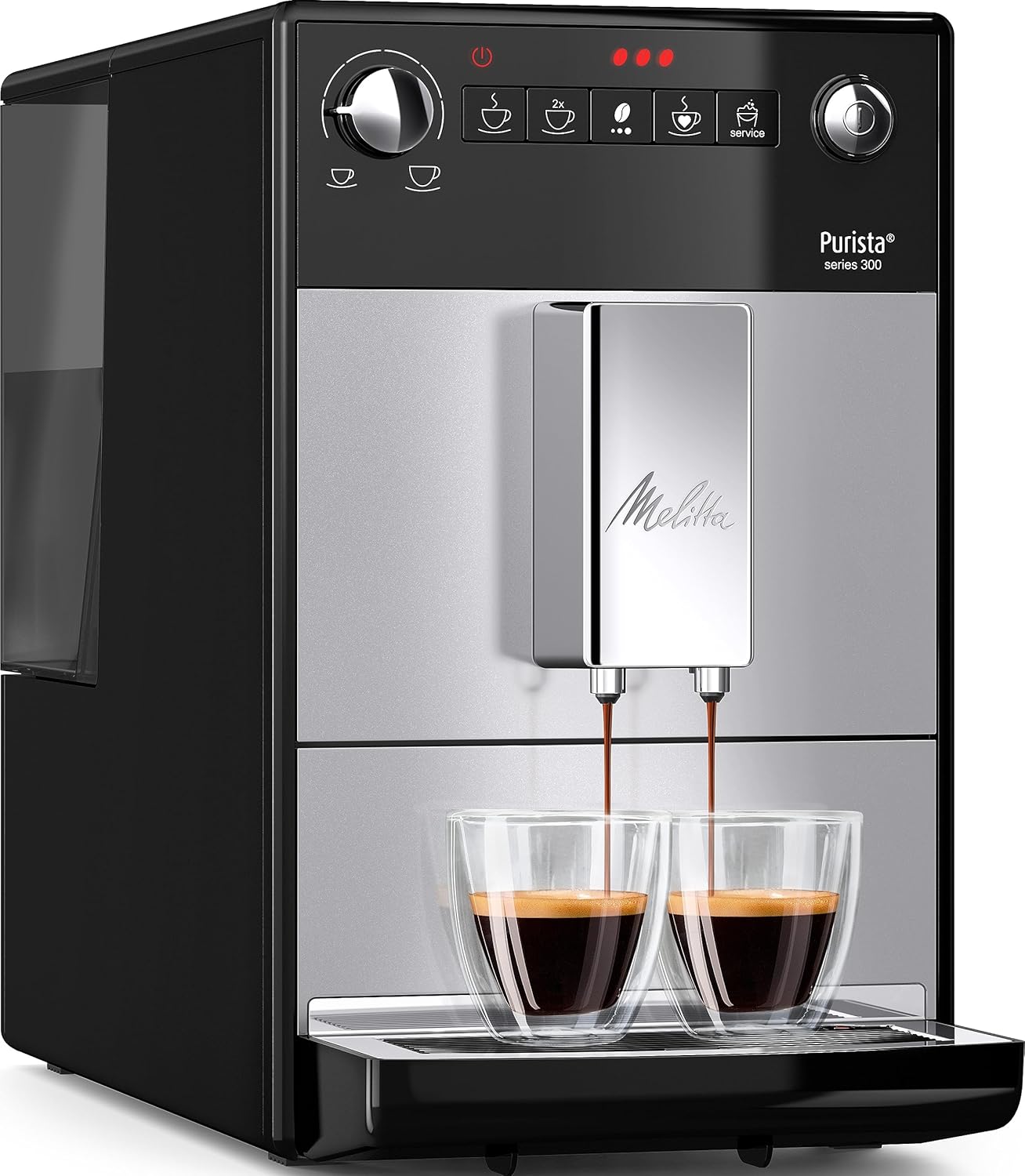 Melitta Purista Automatyczny Ekspres do Kawy, Srebrny, 1400W 220V