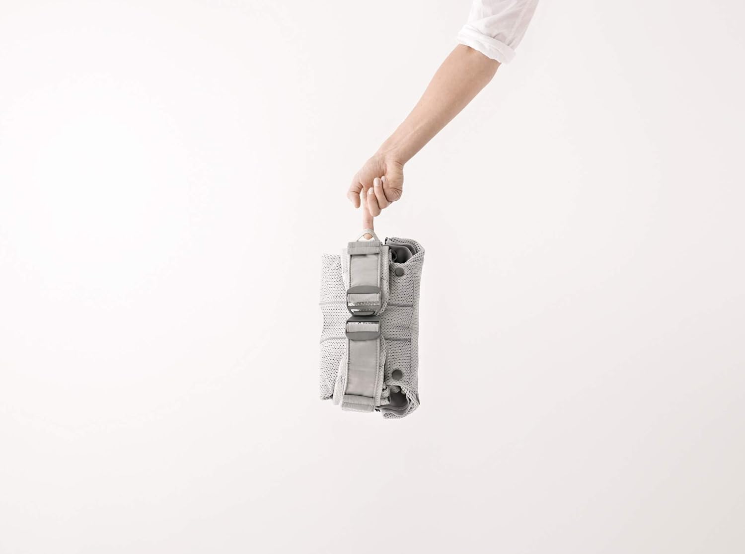 BabyBjörn Nosidełko dla niemowląt One Air, siatka 3D, szaro-beżowe