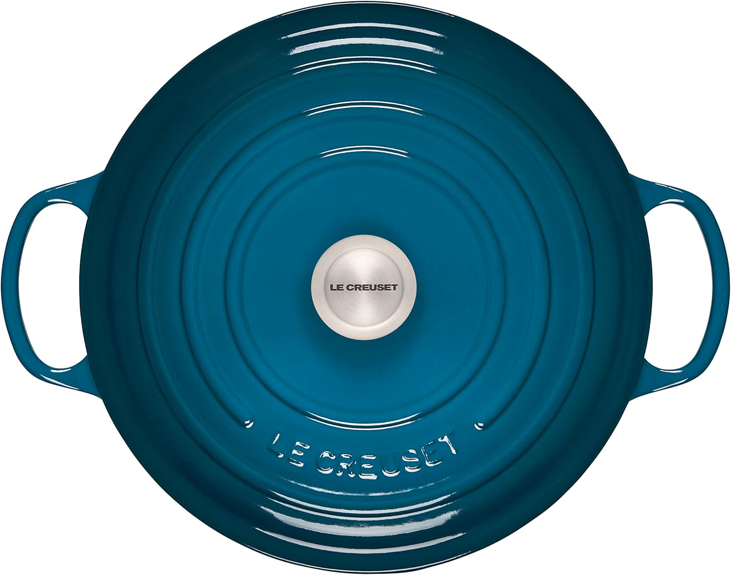 Le Creuset Signature żeliwne naczynie do pieczenia z pokrywką, Ø 26 cm, okrągłe, nadaje się do wszystkich rodzajów kuchenek i kuchenek indukcyjnych, pojemność: 5,3 l, 5,135 kg, kolor czerwony
