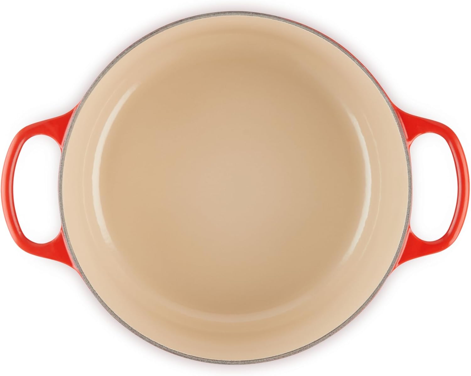 Le Creuset Signature żeliwne naczynie do pieczenia z pokrywką, Ø 26 cm, okrągłe, nadaje się do wszystkich rodzajów kuchenek i kuchenek indukcyjnych, pojemność: 5,3 l, 5,135 kg, kolor czerwony