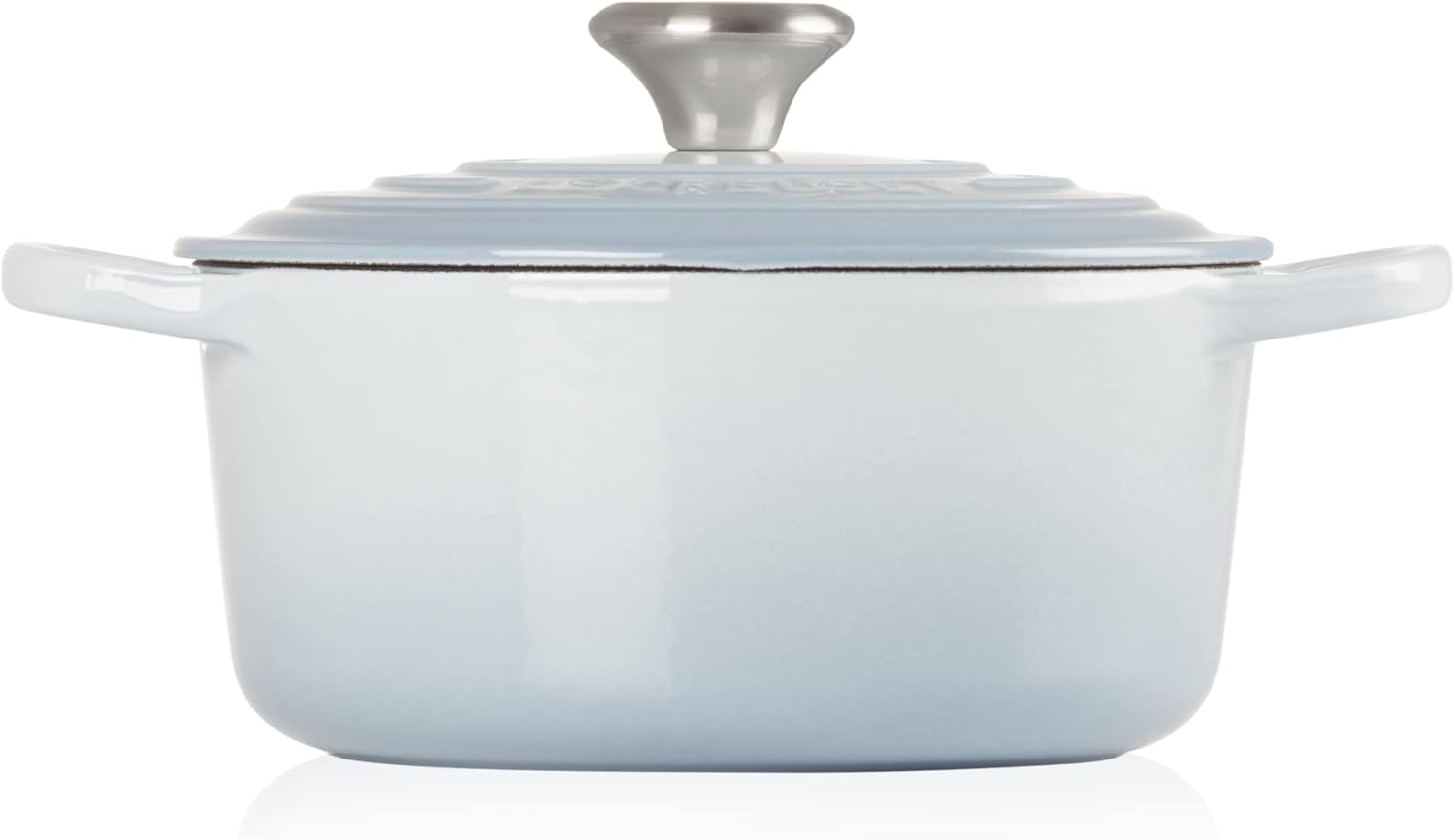 Le Creuset Signature żeliwne naczynie do pieczenia z pokrywką, Ø 26 cm, okrągłe, nadaje się do wszystkich rodzajów kuchenek i kuchenek indukcyjnych, pojemność: 5,3 l, 5,135 kg, kolor czerwony