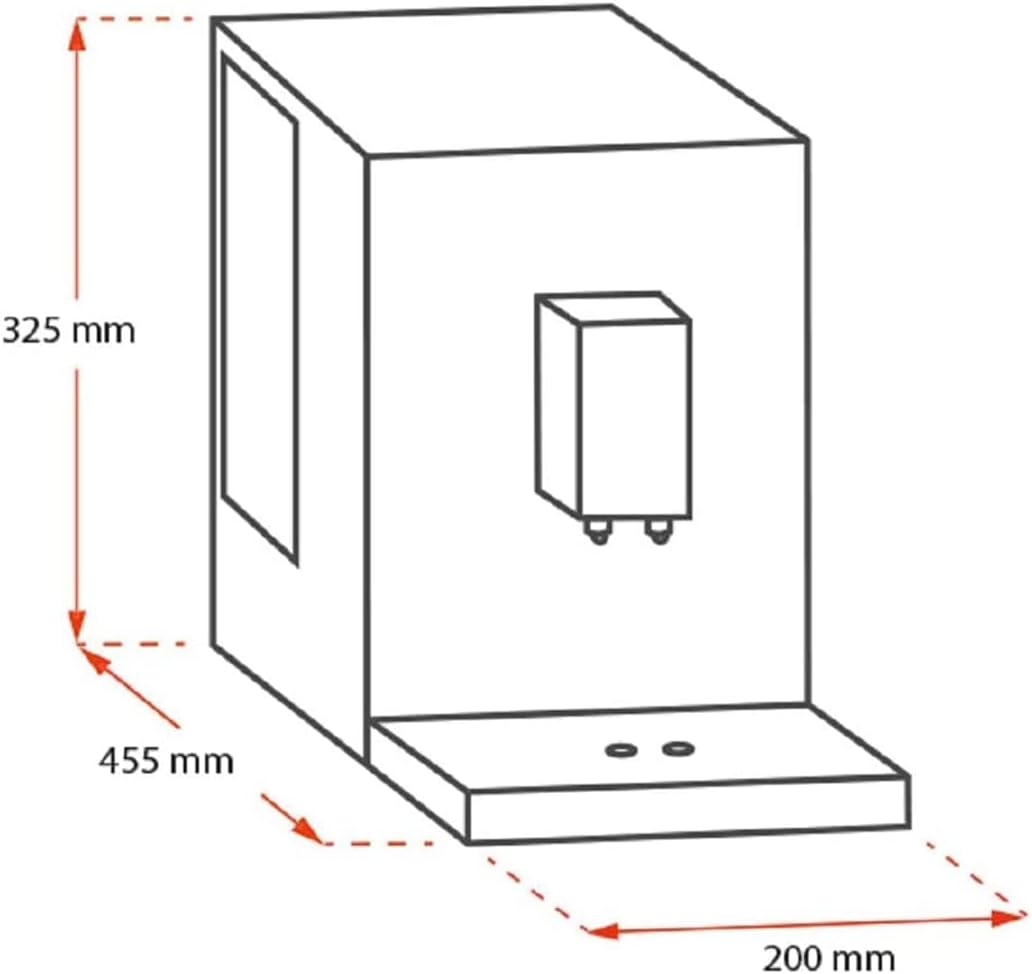 Melitta Purista Automatyczny Ekspres do Kawy, Srebrny, 1400W 220V