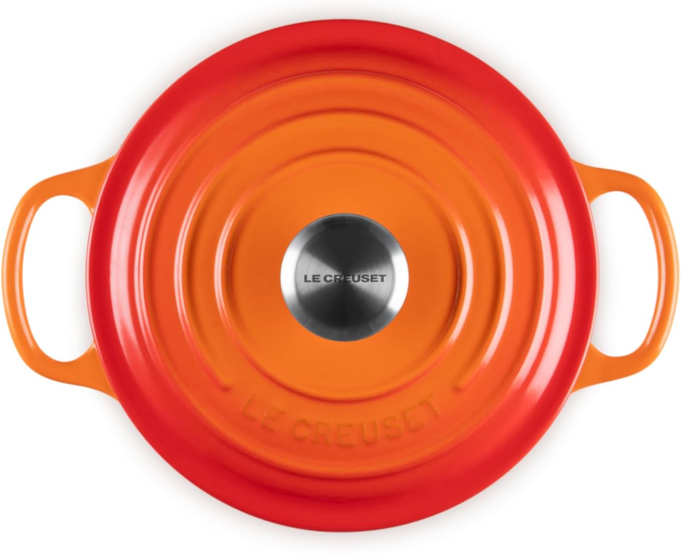 Le Creuset Signature żeliwne naczynie do pieczenia z pokrywką, Ø 26 cm, okrągłe, nadaje się do wszystkich rodzajów kuchenek i kuchenek indukcyjnych, pojemność: 5,3 l, 5,135 kg, kolor czerwony