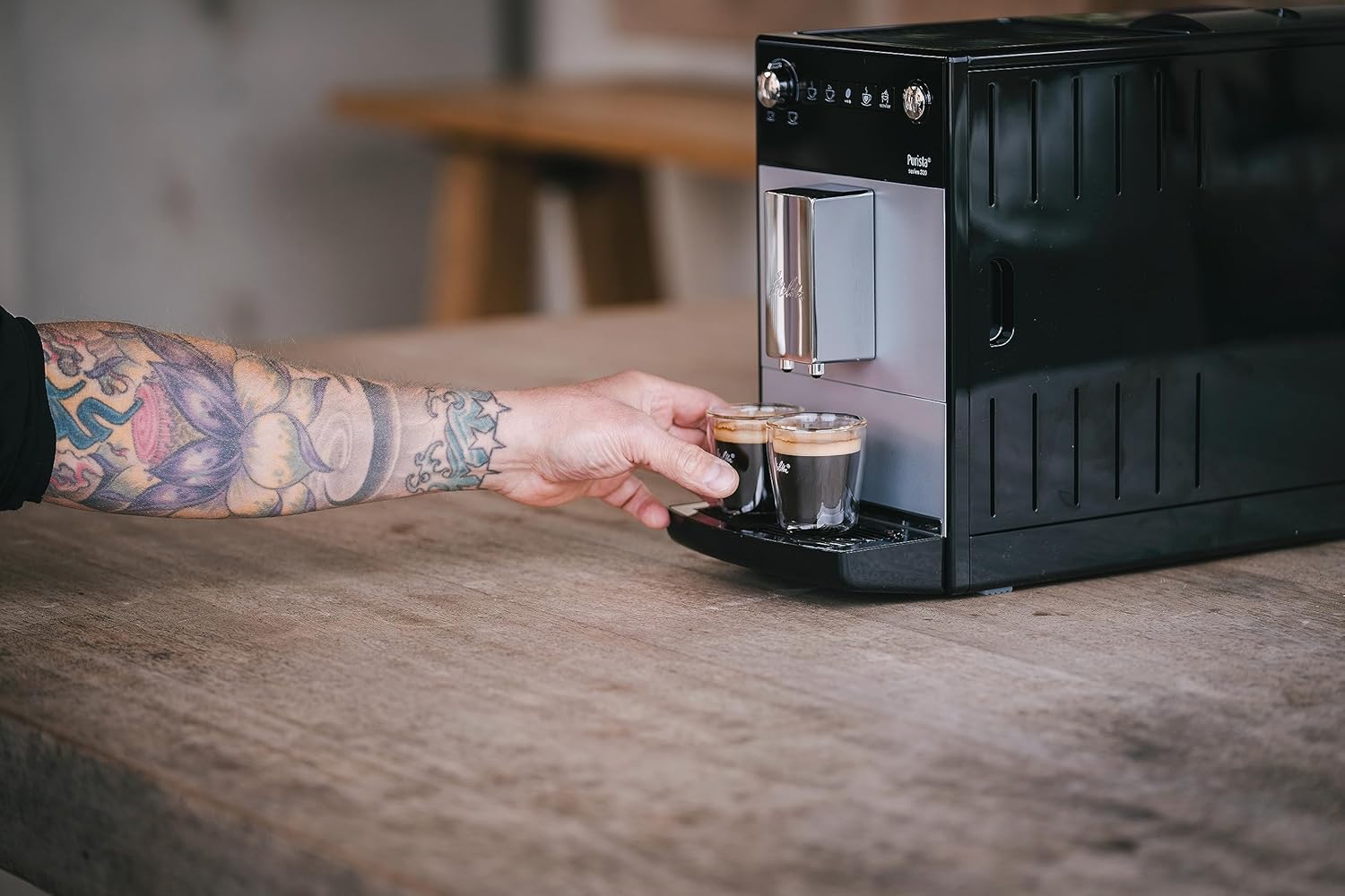 Melitta Purista Automatyczny Ekspres do Kawy, Srebrny, 1400W 220V