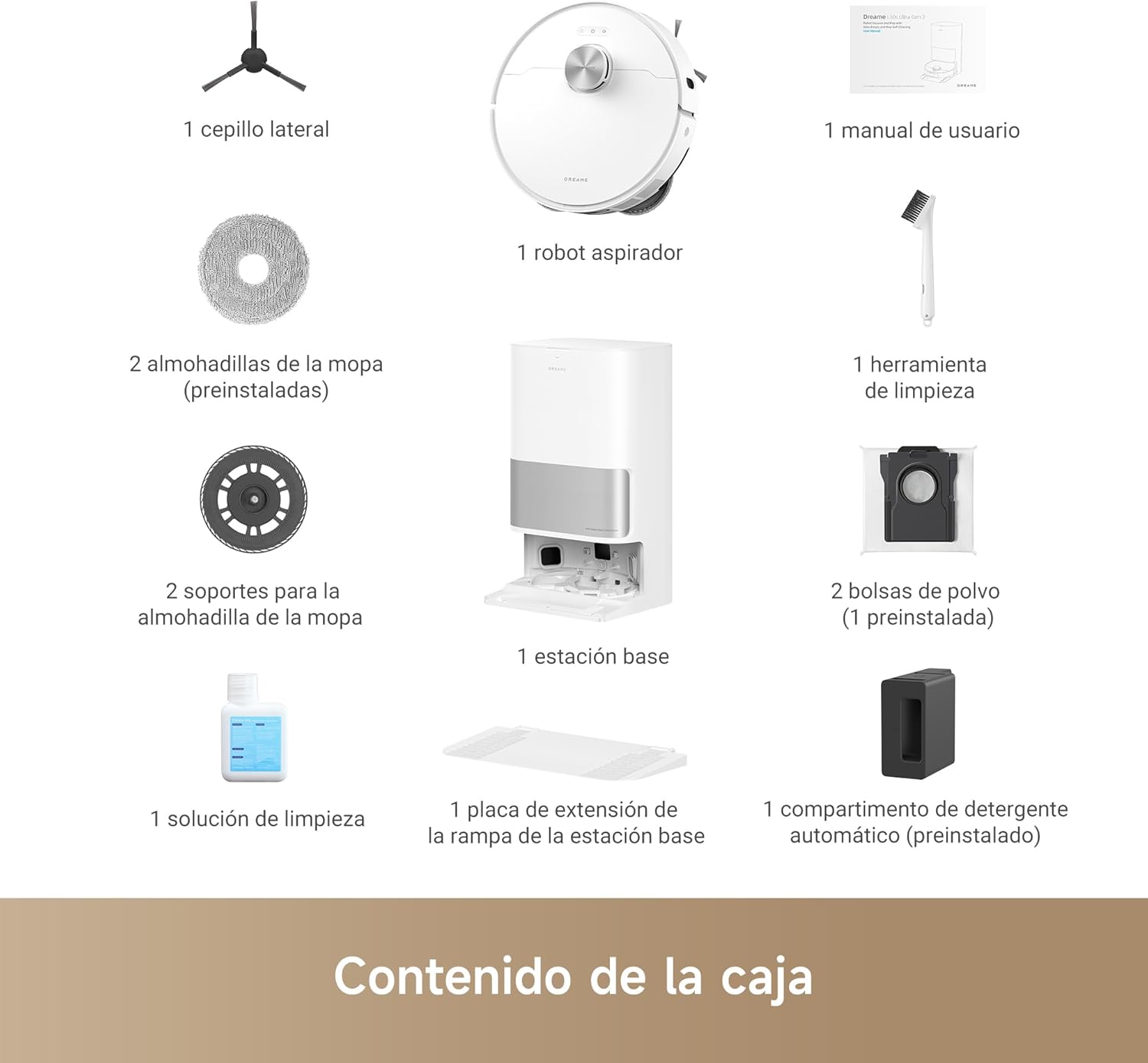 Dreame L10s Ultra Gen 2 robot odkurzaj?cy i mop z technologi? RoboSwing MopExtend, moc ssania Vormax, 10 000 Pa, tryb przyjazny dla zwierz?t, w pe?ni automatyczna stacja bazowa, 32 ustawienia poziomu