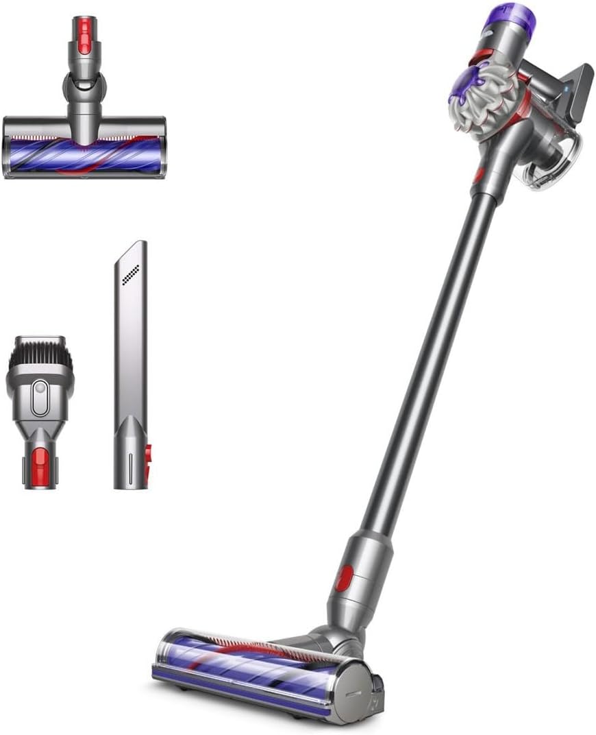 Bezprzewodowy odkurzacz pionowy Dyson V8™ Advanced (Srebro/Nikiel)