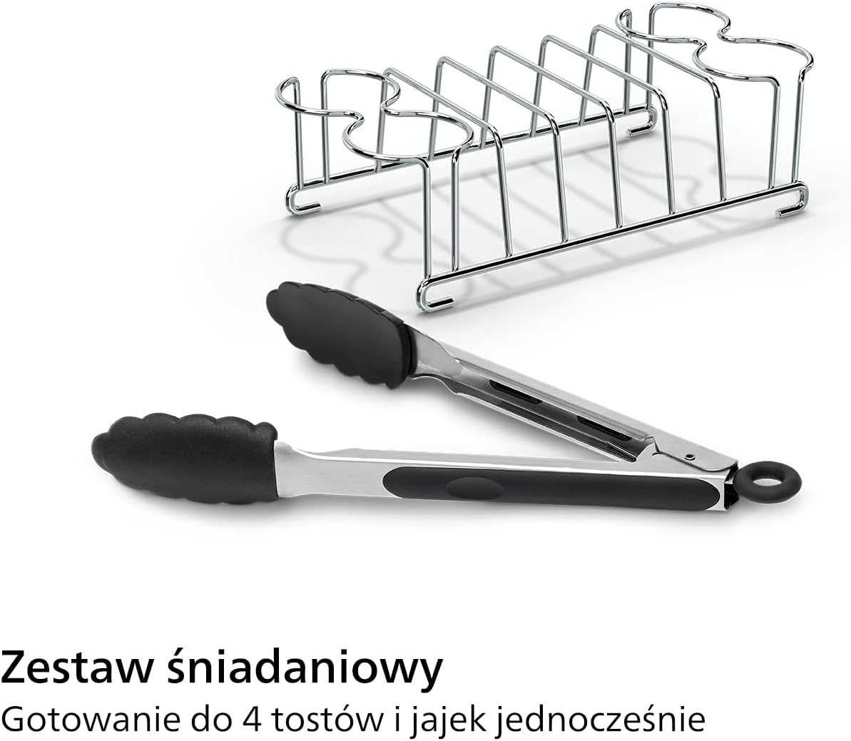 Philips Airfryer 5000 Serii Dual Basket z Technologią Air Steam oraz RapidAir Plus - pojemność 9L, 19 sposobów gotowania, 90% mniej tłuszczu, 2 kosze, czyszczenie parą, akcesoria (NA550/00)