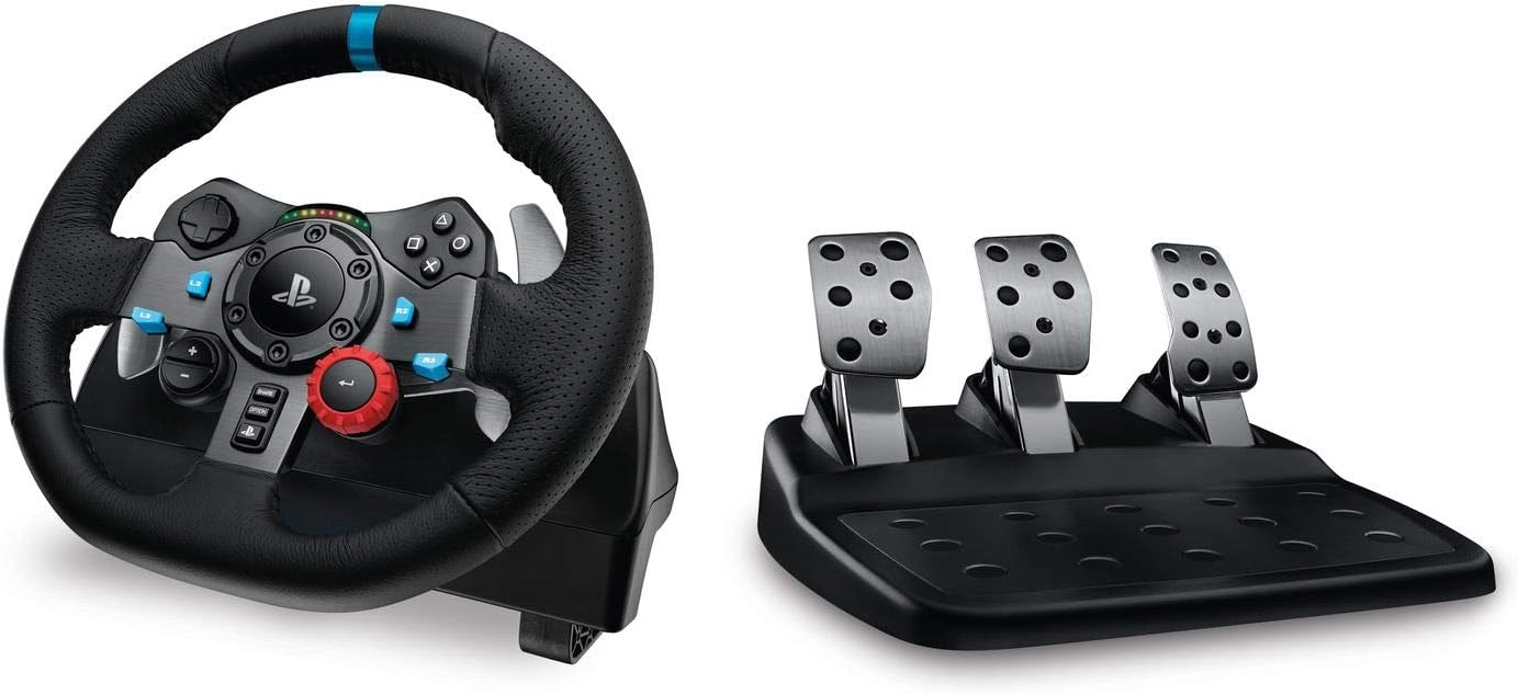 Logitech G29 Driving Force Racing Wheel For Playstation®4, Playstation®3 And Pc, Kierownica Wyścigowa Do Konsoli Playstation I Komputera, Playstation®5/Playstation®4/Playstation®3/Pc - Czarny ,941-000112