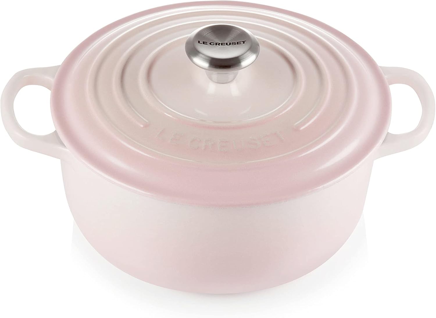 Le Creuset Signature żeliwne naczynie do pieczenia z pokrywką, Ø 26 cm, okrągłe, nadaje się do wszystkich rodzajów kuchenek i kuchenek indukcyjnych, pojemność: 5,3 l, 5,135 kg, kolor czerwony