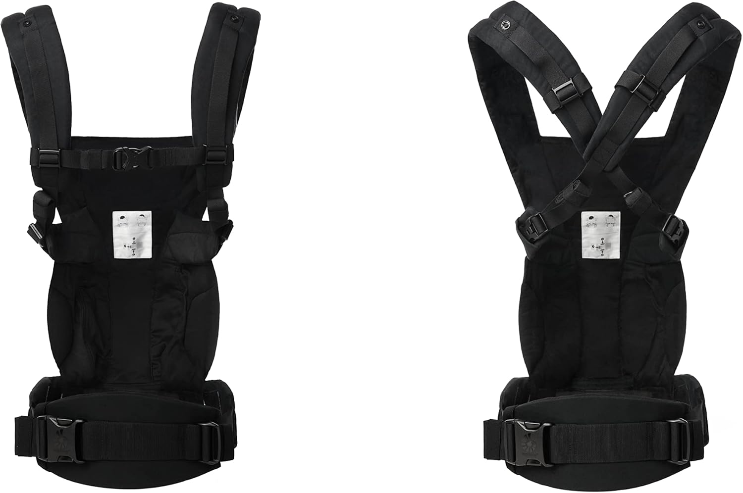 Ergobaby Omni Breeze Nosidełko dla noworodków od urodzenia do 20 kg, 4 pozycje SoftFlex Mesh Ergonomiczne nosidełko dla niemowląt Nosidełko do noszenia na plecach, Graphite Grey