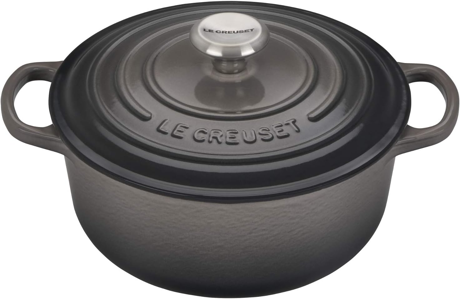 Le Creuset Signature żeliwne naczynie do pieczenia z pokrywką, Ø 26 cm, okrągłe, nadaje się do wszystkich rodzajów kuchenek i kuchenek indukcyjnych, pojemność: 5,3 l, 5,135 kg, kolor czerwony
