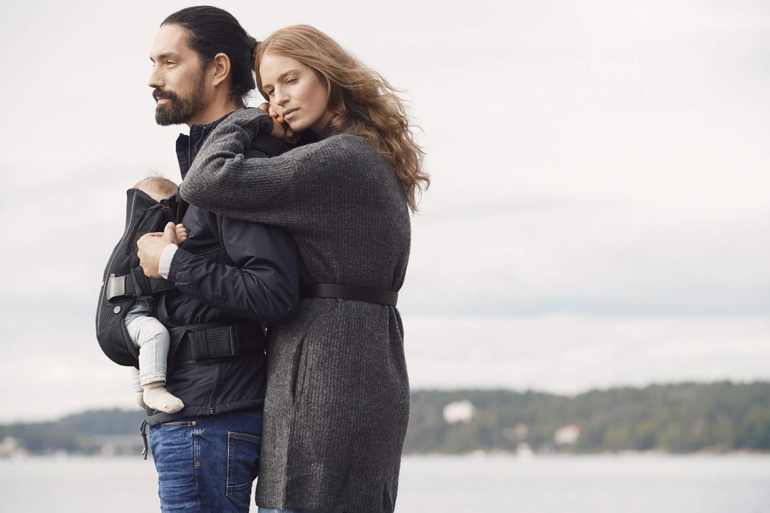 BabyBjörn Nosidełko dla niemowląt One Air, siatka 3D, szaro-beżowe