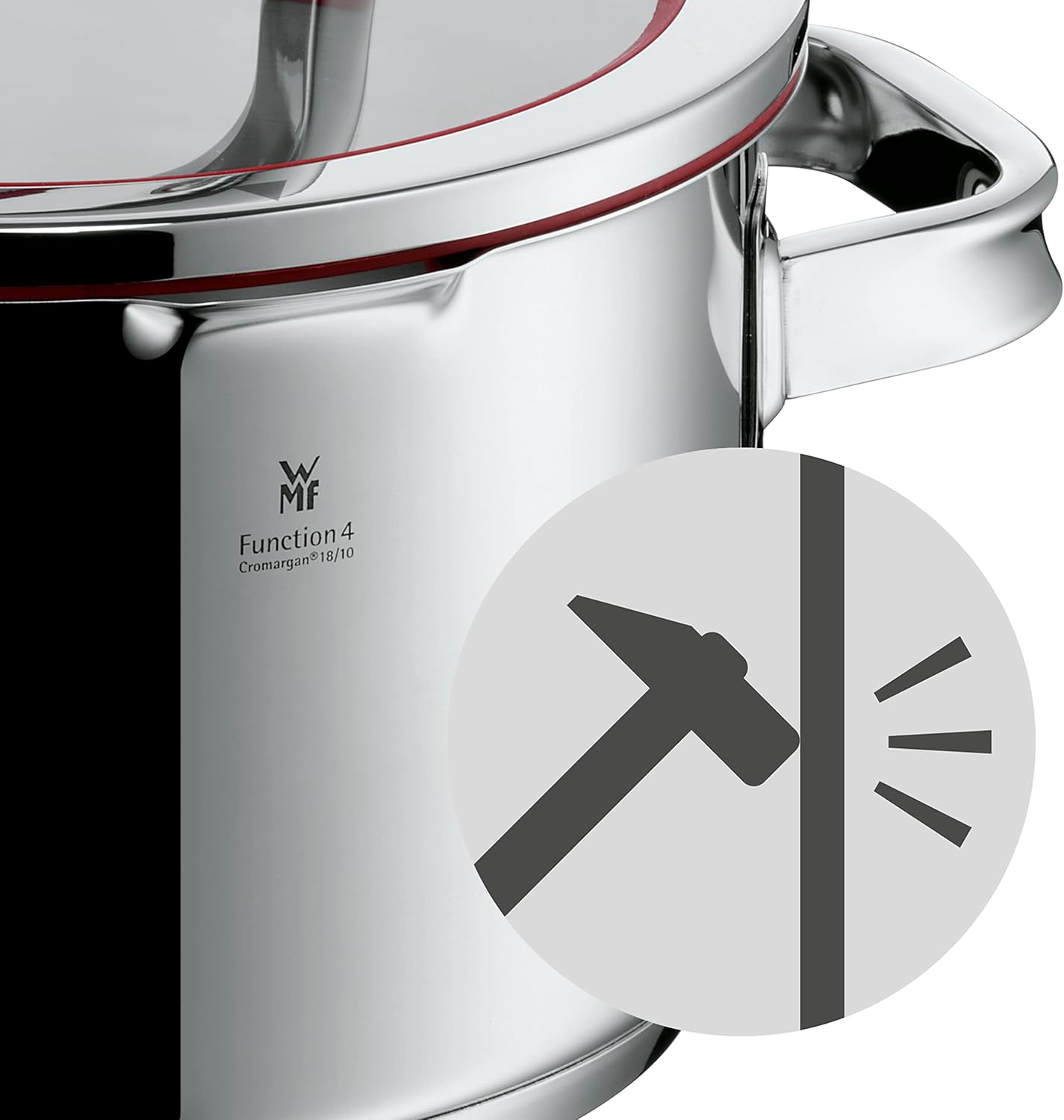 Wmf Function 4 Zestaw Garnków, Metal, Srebrny, 5 sztuk