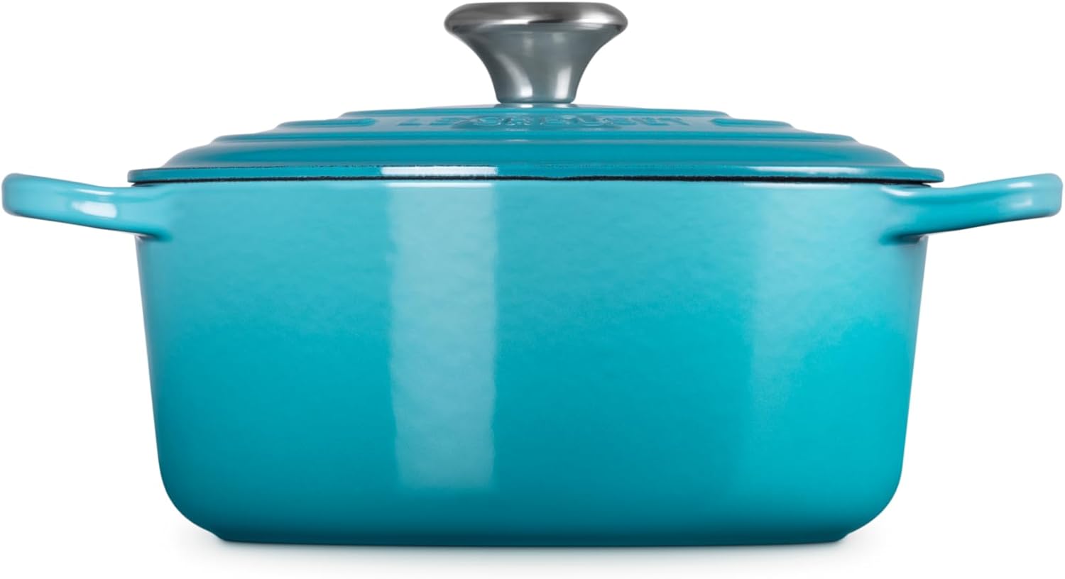 Le Creuset Signature żeliwne naczynie do pieczenia z pokrywką, Ø 26 cm, okrągłe, nadaje się do wszystkich rodzajów kuchenek i kuchenek indukcyjnych, pojemność: 5,3 l, 5,135 kg, kolor czerwony