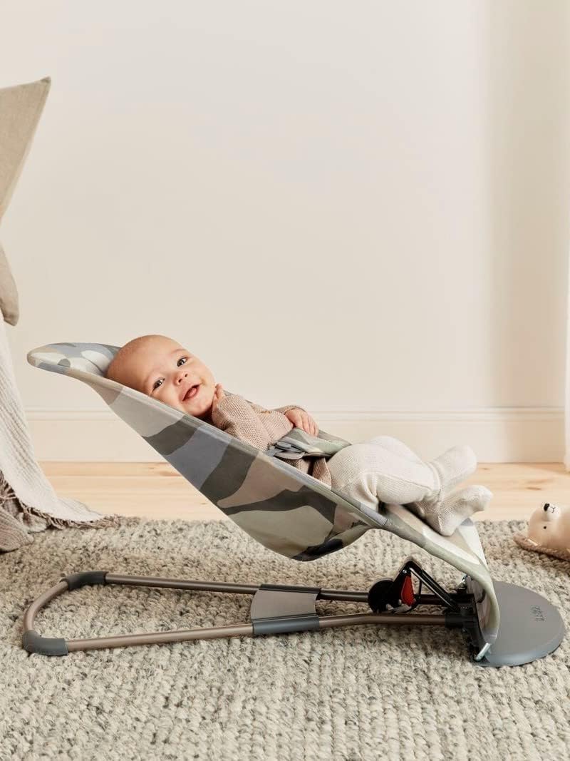 BabyBjörn Bliss bujaczek niemowlęcy, tkany, klasyczne pikowanie, piaskowo-szary