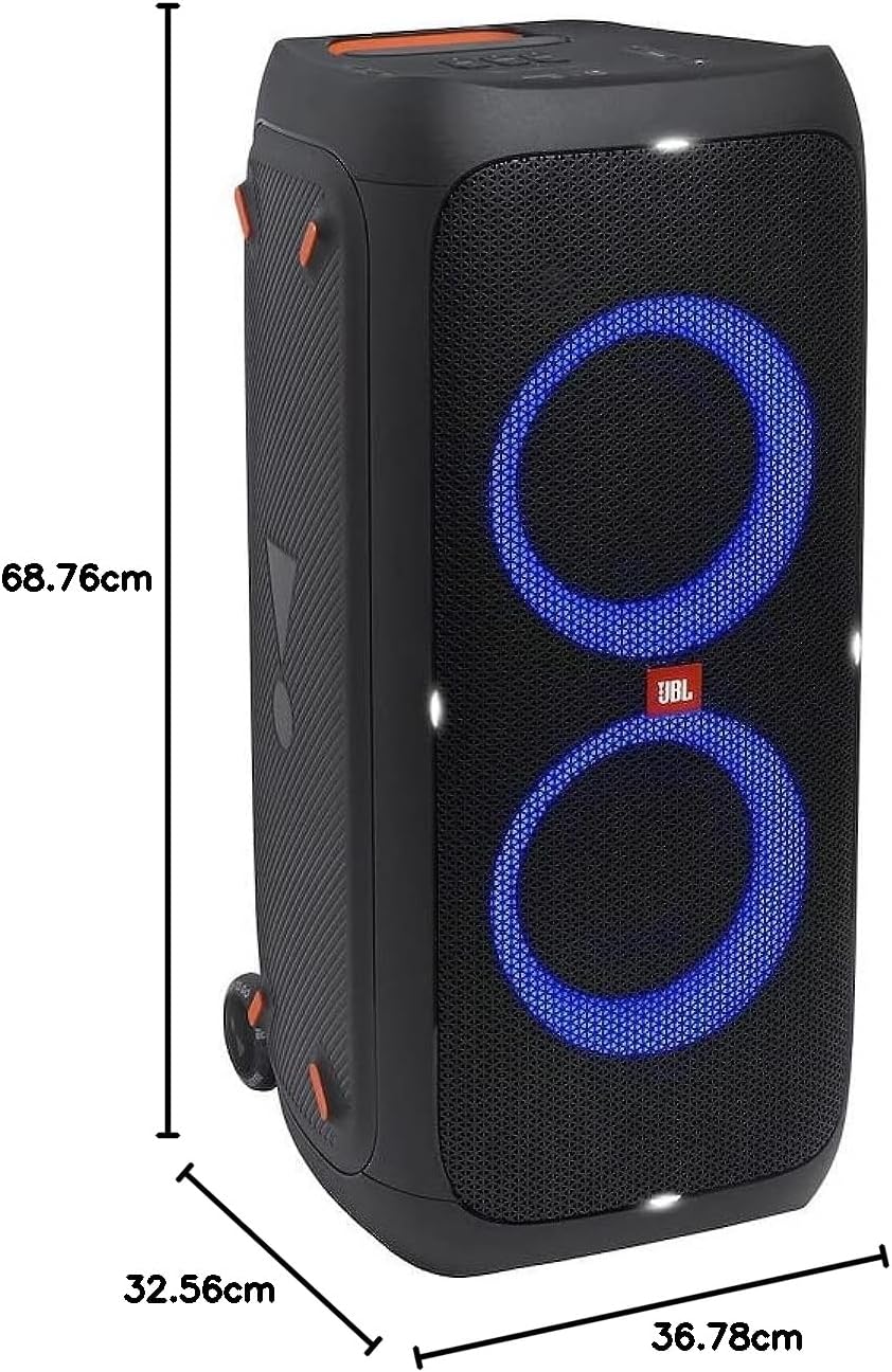 Jbl Partybox 110 JBLPARTYBOX110EU Głośnik Bluetooth, Czarny, 24 x 69 x 2,5 cm