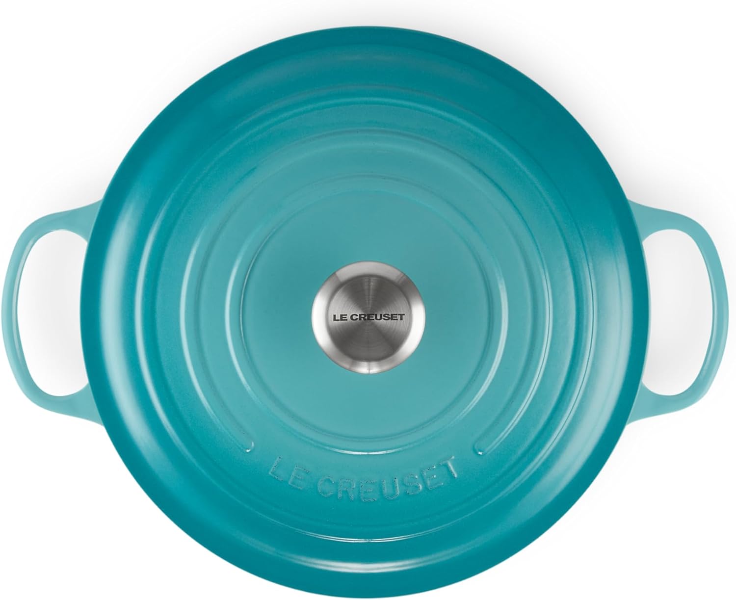 Le Creuset Signature żeliwne naczynie do pieczenia z pokrywką, Ø 26 cm, okrągłe, nadaje się do wszystkich rodzajów kuchenek i kuchenek indukcyjnych, pojemność: 5,3 l, 5,135 kg, kolor czerwony