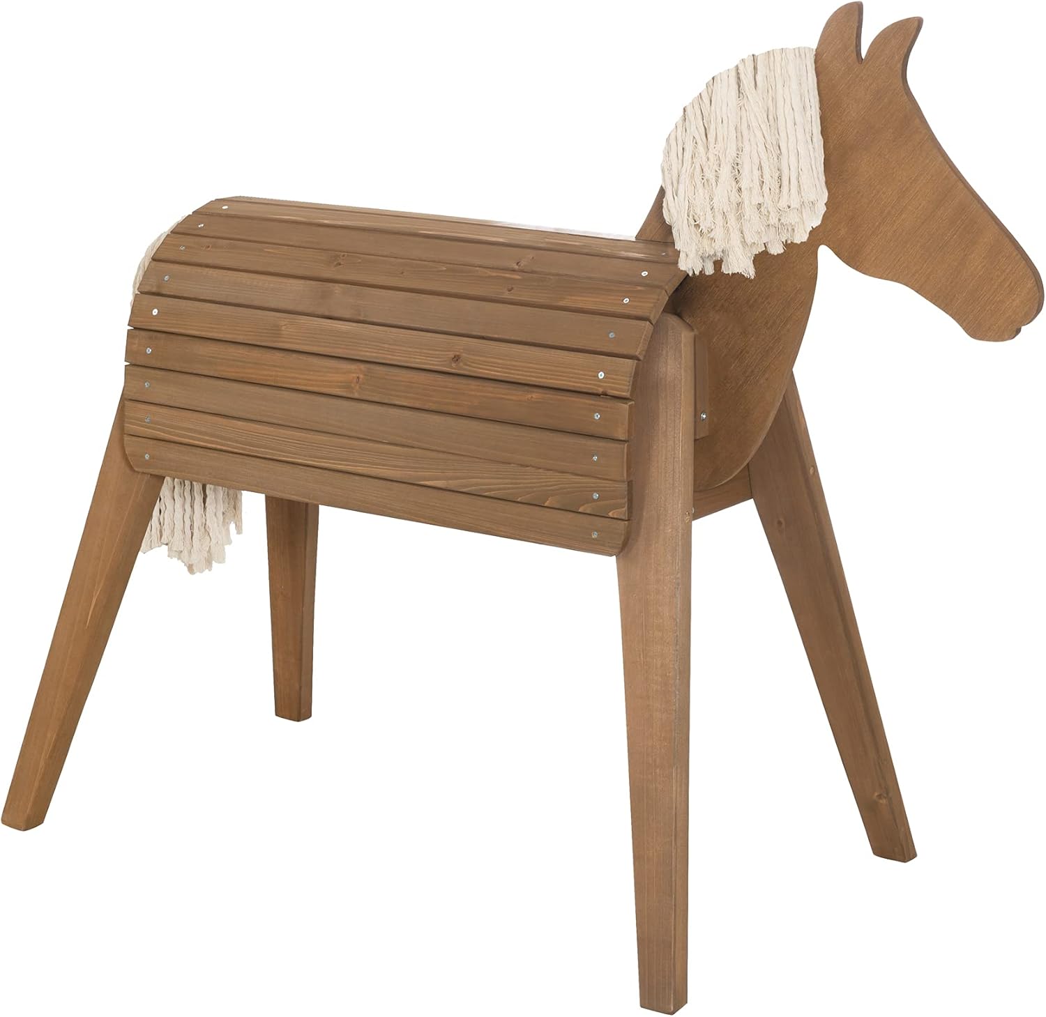 Roba 456022GA Koń Woltyżerowy, Szary Lazurowany, Do 25 kg