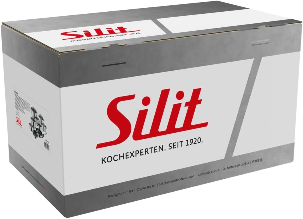 Silit Alicante Zestaw Garnków Indukcyjnych, Srebrny, 10 części