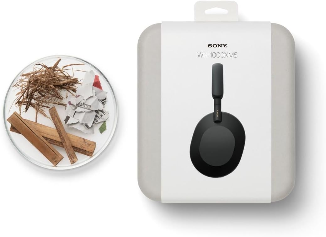 Sony WH-1000XM5 ANC Bezprzewodowe Słuchawki Nausze Z Redukcją Hałasu, Bluetooth, Clear Call Quality, Hi-Res, Do 30H Baterii, Szybkie Ładowanie, Alexa And Google Assistant, Ios And Android - Czarne