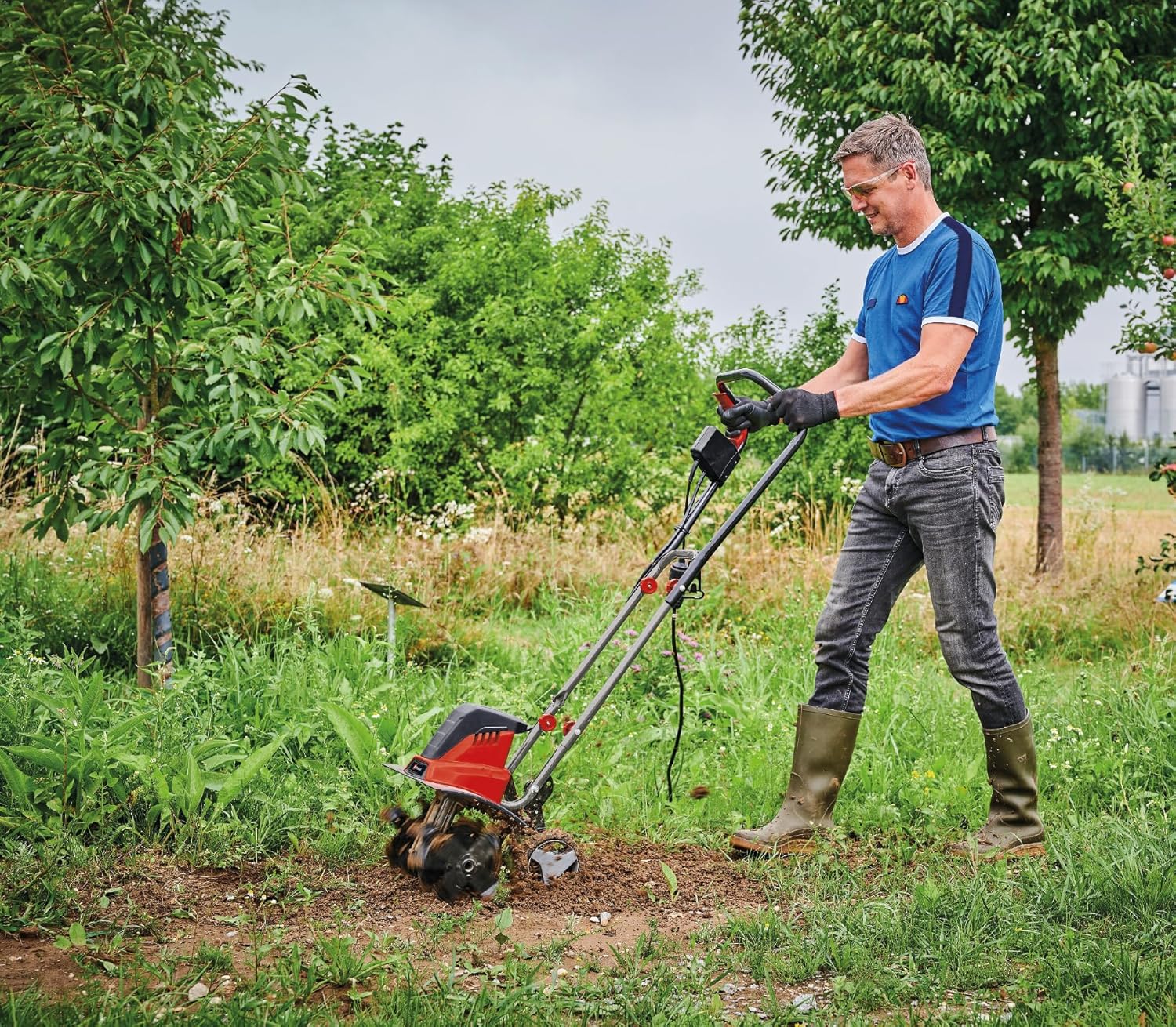 Einhell Gc-Rt 1440 M Elektryczna Glebogryzarka, Czerwony/Czarny, 40 cm