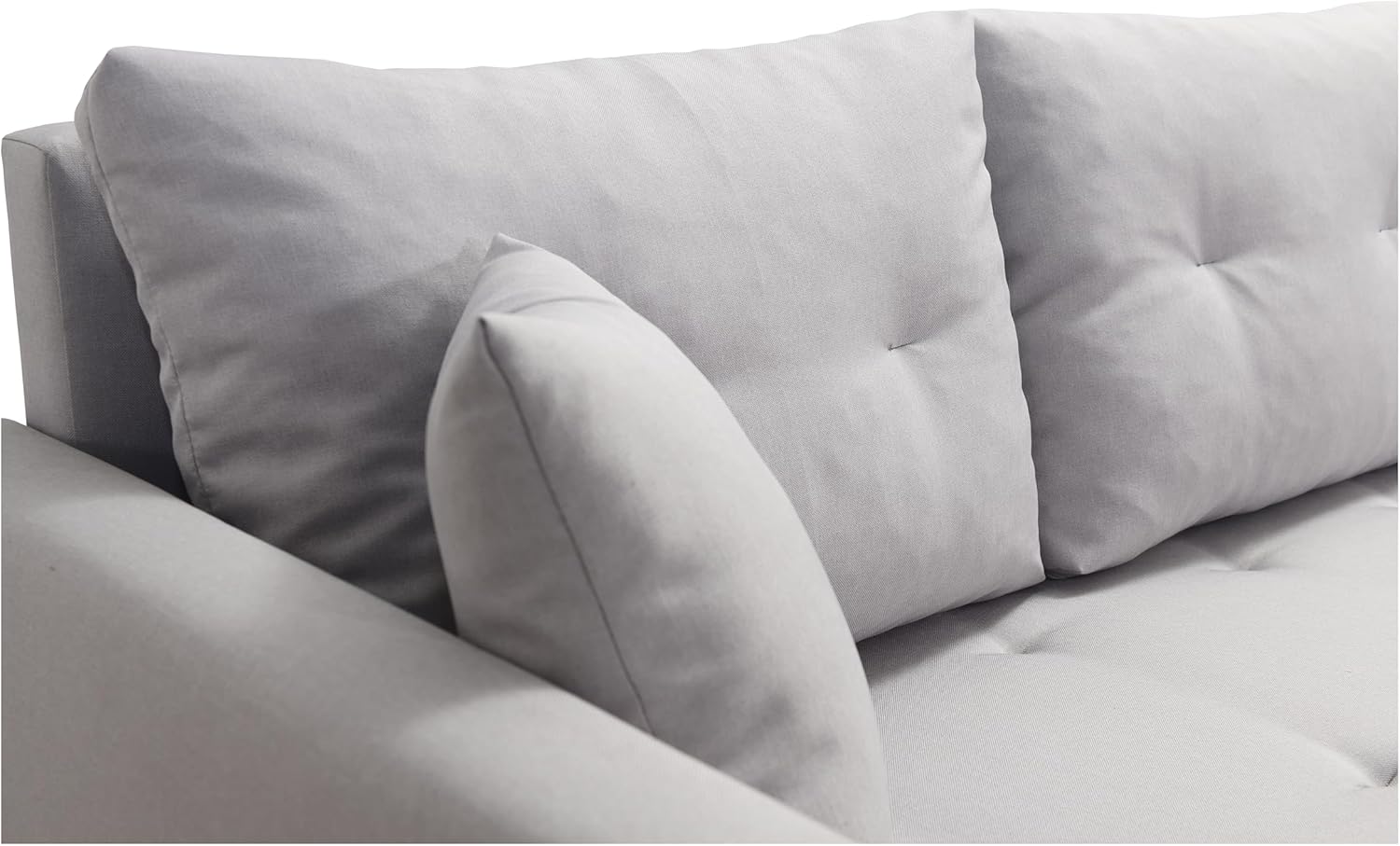 DMSM Skandynawska składana sofa narożna z funkcją spania Scandik Pik 2 x schowek