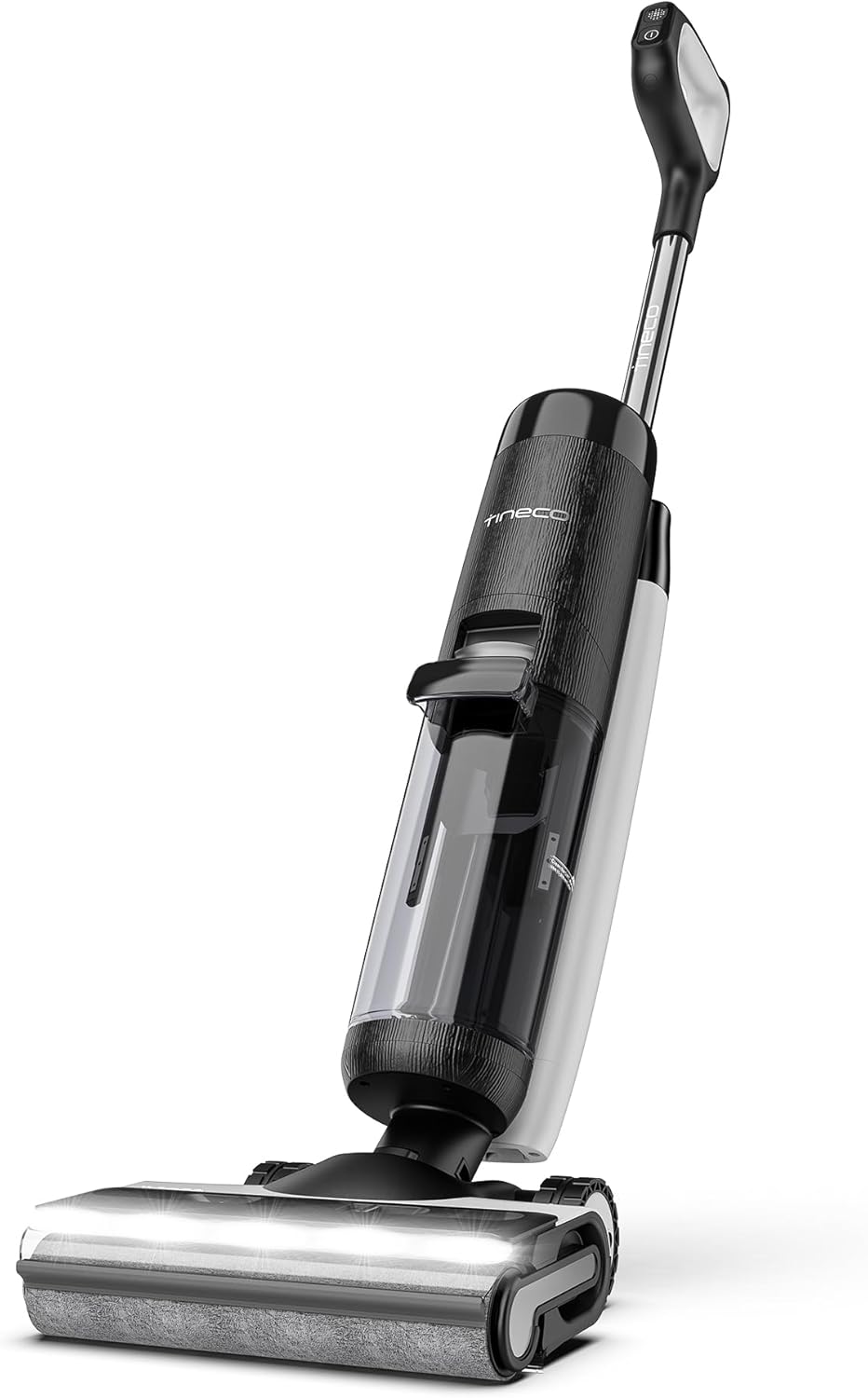 Tineco Floor ONE S7 Stretch Ultra Bezprzewodowy Odkurzacze na sucho i mokro, zapobiegająca splątaniu 180°, czas pracy 50 minut, samooczyszczanie Flashdry 85℃, dwustronne czyszczenie krawędzi